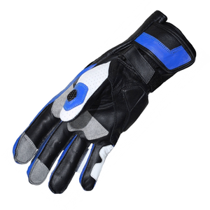 Top Notch Genuine Leather Full Gauntlet Motorbike Gloves Motorcycle Auto Racing Wear Full Finger Touchscreen Unisex Gloves - Product Image 6