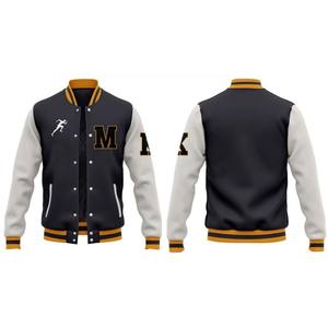แจ็กเก็ตเลตเตอร์แมนสำหรับผู้ชายเสื้อแจ็กเก็ตเบสบอลวิทยาลัยแขนยาวดีไซน์ใหม่2025ฤดูหนาว - Product Image 1