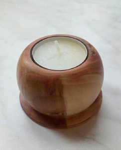 Bougeoir de luxe Bougeoirs décoratifs en bois pour la maison Restaurant Hôtel Emballage personnalisé au Vietnam SC Inde - Product Image 1