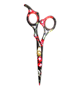 Tijeras de peluquería de alta calidad de 6,0 \ ", cuchillas rectas afiladas, tijeras de corte de pelo de peluquero hechas de acero metálico - Product Image 5