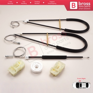 Kit de réparation de lève-vitre électrique BWR828, côté droit, pour Ibiza MK4 6J5 6P1 6J1 6P5 2008-2017, 2/3 portes, HB Coupé 6J3837402 - Product Image 4
