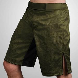 Gran oferta de pantalones cortos MMA para entrenamiento de Muay Thai Grappling, Color negro liso, logotipo personalizado, nueva ropa de artes marciales, pantalones cortos de entrenamiento - Product Image 2