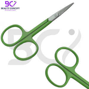 กรรไกรตัดหนังกำพร้าแบบกำหนดโลโก้ได้ ปี 2026 ผู้จัดจำหน่ายที่ดีที่สุด ด้ามจับสีเขียว รุ่นใหม่ล่าสุด กรรไกรสแตนเลส ใบมีดโค้งคม - Product Image 5