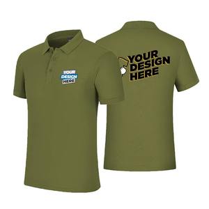 Logo personnalisé été nouveaux hommes Polo à manches courtes décontracté solide hauts impression personnalisée votre propre conception Photo ou Logo femmes Polos - Product Image 1