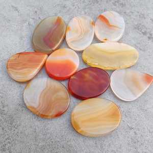 Wholesale Lot of Natural Sard <b>Onyx</b> Multi-Shape Gemstones Coin and Flat Back Free Size Rose/Oval Cut for Silver <b>Necklace</b> Making - Product Image 3