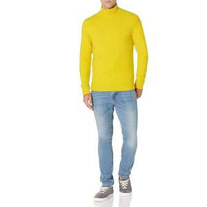 Pull-over personnalisé en gros à encolure ras du cou pour garder la chaleur en tricot, dégradé de mode, lavé à l'acide, 100% coton pour hommes - Product Image 5