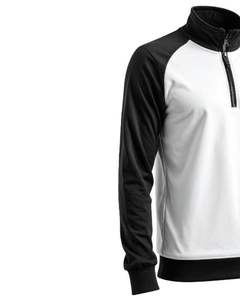 Mens fleece quarter zip sweatshirt warm pullover long sleeve casual winter top soft cotton blend mid layer <b>comfy</b> everyday wear - Product Image 4