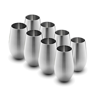 Ensembles de verre en acier inoxydable hautement poli Plusieurs accessoires pour boire de finition Excellente qualité Meilleure vente