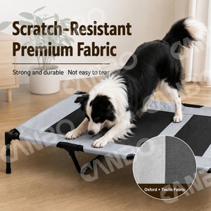 CanboPet <strong>Raised</strong> Outdoor <strong>Dog</strong> <strong>Bed</strong> Elevated Pet Cot with 600D Oxford Teslin Mesh <strong>for</strong> <strong>Large</strong> <strong>Dogs</strong> - Product Image 5