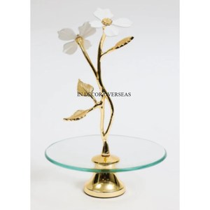 Llamativo aspecto negro y dorado Color más elegante diseñador único soporte de pastel de lujo para bodas y fiestas de cumpleaños de la India - Product Image 4