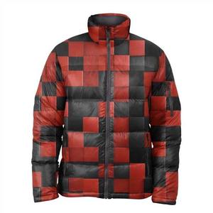 Invierno sólido chaqueta al aire libre bordado decoración impermeable transpirable soporte largo cremallera tejido técnicas ligero sólido - Product Image 3