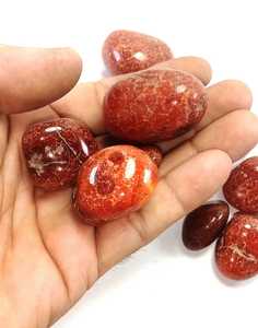 Pierre dégringolée Cornaline rouge cristal naturel dégringolé guérison en vrac galet agate Gemstone reiki chakra en gros en vrac - Product Image 4