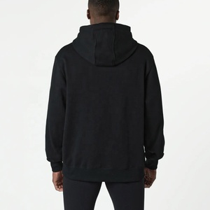 Sudadera con Capucha Extra Grande para Hombre, 100% Algodón, Estampado Personalizado, Negra de Alta Calidad con Logotipo, Impresión Digital, Conjunto de Ropa con Patrón - Product Image 4