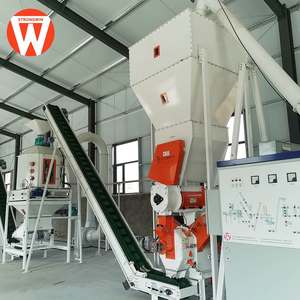 Línea de fabricación de pellets de pollo para avicultura de 2000 Kg/h para producir una máquina mezcladora de molienda de alimentos equilibrada - Product Image 2