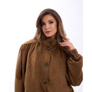 Chaqueta de Gamuza Otoñal 7508 - Color Café - Product Image 4