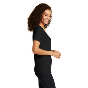 Sport-Tek Ladies PosiCharge Tri-Blend Wicking <b>Scoop</b> <b>Neck</b> Raglan Tee <b>T</b> <b>Shirts</b> Omen's Tri-Blend Wicking <b>Scoop</b> <b>Neck</b> Raglan Tee Tops - Product Image 5