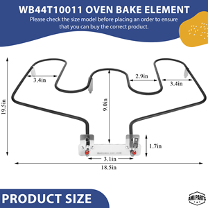 Elemento de Cocción para Horno WB44T10011, Compatible con Hornos Hotpoint Kenmore, Elemento Calefactor para Estufa Hotpoint Americana - Product Image 5