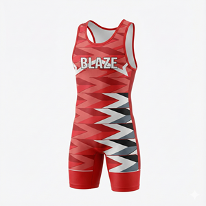 Wholesale Wrestling Singlet Custom Low Price Quick Dry Classic Lightweight Fabric Sublimation for Wrestling Singlet - Product Image 1