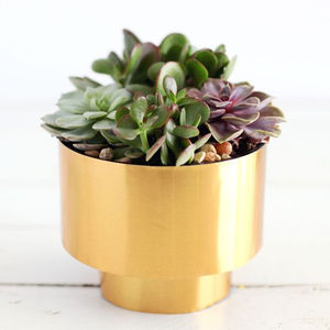 Florero con acabado dorado de diseño italiano, estilo moderno, gran venta de jarrón decorativo de mesa para decoración de salón y dormitorio de boda - Product Image 1