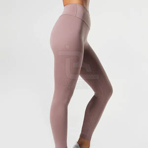 Leggings Casuales para Mujer, Nuevo Diseño, Alta Calidad, Personalizables, 100% Algodón, Cintura Media, Secado Rápido, Transpirables, Tejido Sólido, Uniformes - Product Image 3