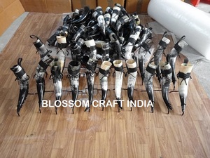 Cuerno para beber de búfalo de estilo americano, soporte de Metal hecho a mano, Copa vikinga de vaca pulida, las últimas artesanías naturales, tiendas vikingas de reventa - Product Image 3