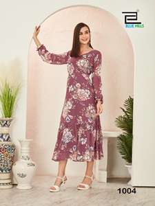 เดรสวันพีชลายดอกไม้สวยๆมีรายละเอียดที่ยอดเยี่ยมเหมาะสำหรับใส่ตอนกลางวันและตอนเย็น - Product Image 3