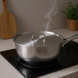 Tapa de Olla Profesional de Acero Inoxidable de 32 cm, Serie 9000, Acabado Cromo Satinado 9058, Marca Ballarini - Product Image 3