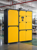 Casier à bagages intelligent 2026 avec indicateurs d'état LED, armoire de rangement intelligente avec paiement par code QR pour aéroport et salle de sport