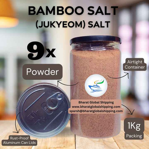Sal de bambú coreana cruda directa 9x tostada tradicional nueve veces procesada forma sólida disponible en bolsa caja a granel embalaje de botella - Product Image 4