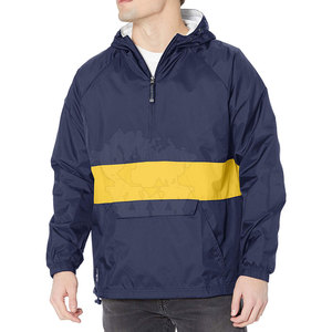 Online Top Selling Oversized Custom Made <b>Men</b> Hooded Waterproof Eco-Friendly High Street Style Sports <b>Jacket</b> Latest Design Cheap - Product Image 1