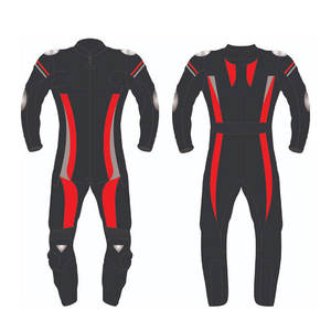 Restez confortable pendant les longues balades en portant un combinaison de motocross en cuir deux pièces, faites de chaque balade un moment mémorable avec un combinaison de moto en cuir. - Product Image 1