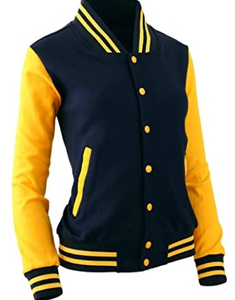 Veste universitaire en molleton de coton patchwork respirant de haute qualité, veste de baseball unisexe avec style lettreman pour hommes et femmes - Product Image 6