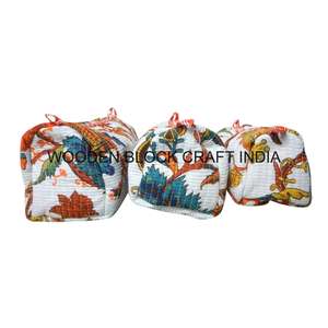 Large Eco-Friendly Vintage Bohemian Portable Cute Makeup Pouch <b>Travel</b> Cosmetic <b>Bag</b> Lightweight for <b>Organizer</b> Zipper for - Product Image 6