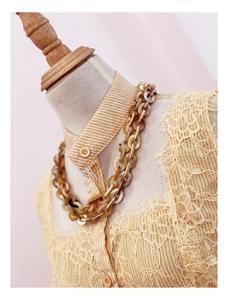 Collier de luxe en corne de buffle fait à la main, bijoux naturels et durables pour femmes, haute qualité - Product Image 5