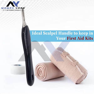 Mango de Bisturí de Precisión # 8 con Punta de Acero Inoxidable y Mango de Plástico, Tamaño Compatible # 60 # Cuchillas Manuales de 70 mm, Estándar de Seguridad MOL - Product Image 4