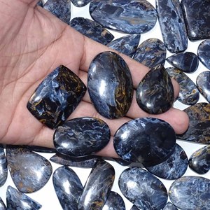 Pietersite Pierres précieuses en vrac Fabrication de bijoux Cabochon naturel Pierres précieuses en vrac de l'Inde Vendeur Pierres précieuses de qualité supérieure - Product Image 1