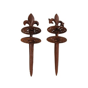 Ensemble de 2 pièces de guide de tuyau en métal à motif de conception d'oiseau de haute qualité nouveau look pour le guide de tuyau d'angle de jardin utilisation article décoratif - Product Image 2
