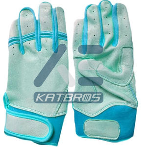 Gants de frappe de baseball de qualité supérieure avec paume en cuir de cabretta pour une adhérence supérieure et une précision de swing accrue - Product Image 1