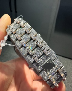 Reloj de pulsera mecánico de lujo Iced Out para hombre, joyería de Hip Hop, elegante y moderno, con busto automático de 46 mm - Product Image 4