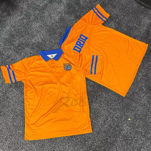 Polos de manga corta de Golf de calidad Premium para hombre, tejido de punto de poliéster 100%, diseño de sublimación con patrón 3D a rayas, Premium - Product Image 1