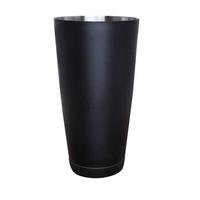 Ensemble de shaker à cocktails Boston en acier inoxydable noir luxueux, capacité du jigger 500 ml, 2 pièces, logo personnalisé, multi-usages, pour la maison