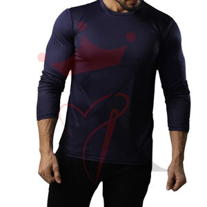 เสื้อยืดคอกลมแขนสั้นผ้าฝ้ายใยไผ่ถักคุณภาพสูงสำหรับผู้ชาย ระบายอากาศได้ดี แห้งเร็ว ขายส่งราคาถูก - Product Image 5