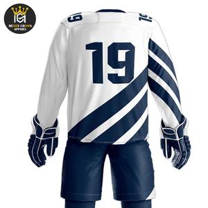 Concevez votre propre uniforme de hockey sur glace pour hommes Uniforme de hockey sur glace en 100% polyester Uniforme de hockey sur glace le plus vendu - Product Image 5