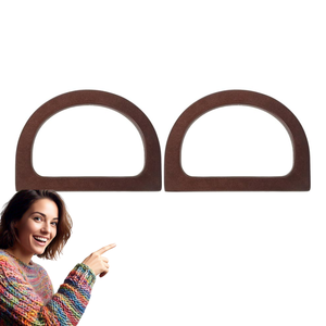 Asas de bolsa de madera resistentes y ligeras con calidad de pulido suave hechas a mano para mayoristas y marcas en costura - Product Image 1