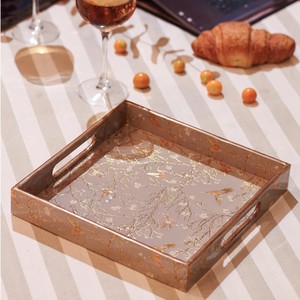 ถาดไม้ทำด้วยมือสำหรับเสิร์ฟอาหารกาแฟอาหารเช้าหรือตกแต่งบ้านใช้สำหรับส่งออกผลิตในอินเดีย - Product Image 2