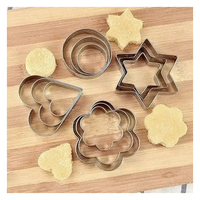 Emporte-pièces Falah International faits à la main en acier inoxydable, formes d'animaux de dessin animé, moules à biscuits festifs, emporte-pièces de cuisine