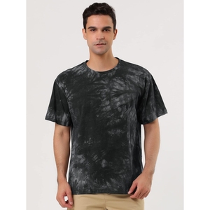 2023 personalizado al por mayor verano hombres camisetas precio barato hombres camiseta OEM transpirable camiseta para hombres Tie Dye nuevo diseño - Product Image 3
