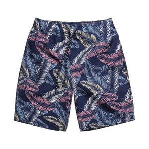 Solide plaine décontracté hommes maillot de bain séchage rapide coupe-vent respirant extérieur plage conseil Shorts tricoté toile 100% coton - Product Image 6