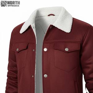 Veste en cuir unie, imperméable et décontractée à la mode de qualité supérieure blouson d'aviateur avec logo personnalisé pour la saison d'hiver des fabricants d'équipement d'origine - Product Image 4