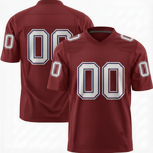 High Quality American Football Jersey Short Sleeve Plus Size Feature - Product Image 5